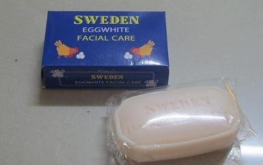 สบู่ไข่ขาวสวีเดน หน้าใส สิวเสี้ยนหลุดหมด 
