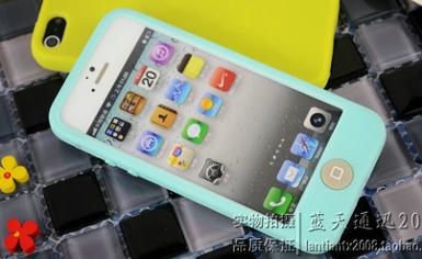 เคส iPhone 5 ปุ่ม Home ซิลิโคนอย่างนิ่ม รุ่นใหม่