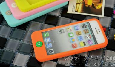 เคส iPhone 5 ปุ่ม Home ซิลิโคนอย่างนิ่ม รุ่นใหม่