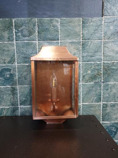 Coper Wall Lamp Size wide 190 mm.long 350 mm.deep 130 mm.