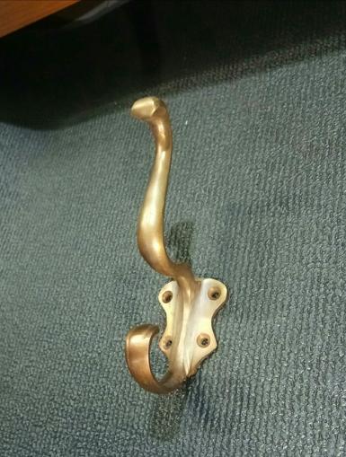 ฺBrass hook Item Code KS.669 size long 155 mm. wide 38 mm.deep 50 mm.