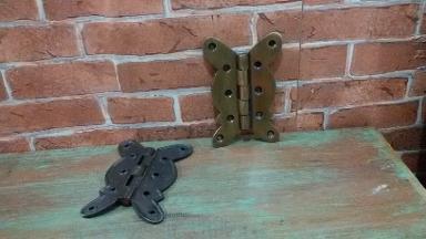 Brass Hinge Item code V.058 size long 102 mm. wide 70 mm.